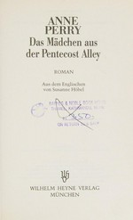 ¬Das¬ Mädchen aus der Pentecost Alley: Roman