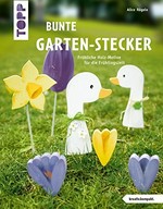 Bunte Garten-Stecker: fröhliche Holz-Motive für die Frühlingszeit